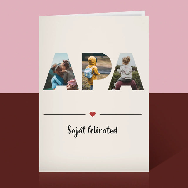 Szó Fotókból: Apa A Fényképeidből - Üdvözlőlap