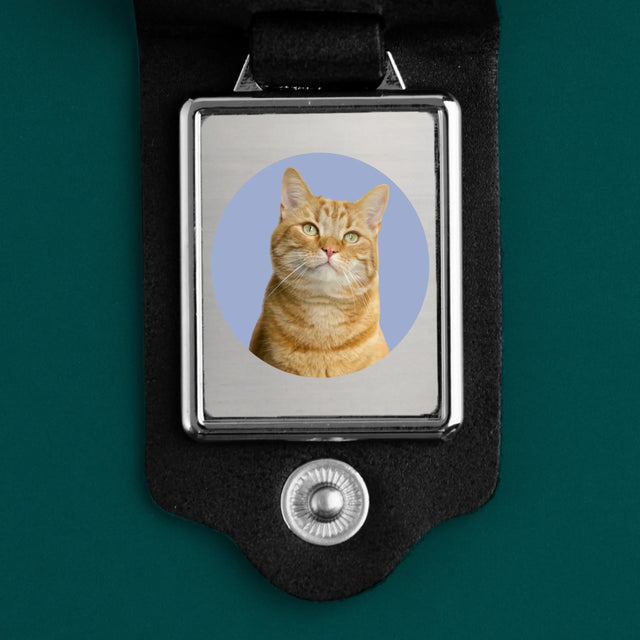 Fénykép: Cicád - Bőr Kulcstartó Fotóval