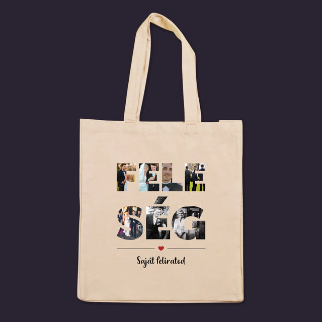 Szó Fotókból: Feleség Fotókból - Vászontáska
