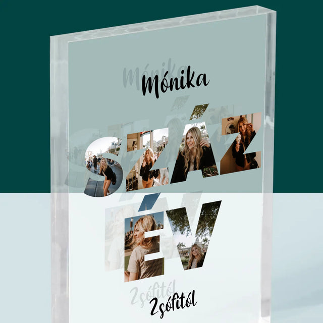 Szó Fotókból: Száz Év A Képeidből - Akrilüveg