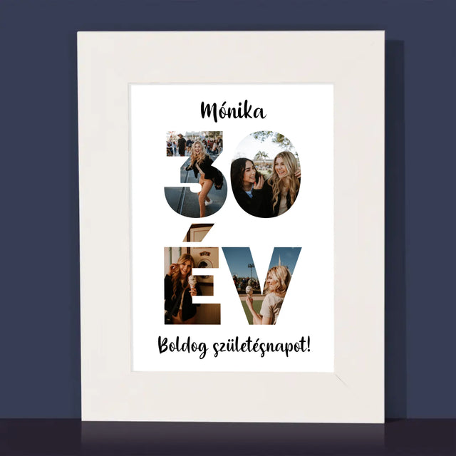 Szó Fotókból: 30Év A Képeidből - Fotókeret