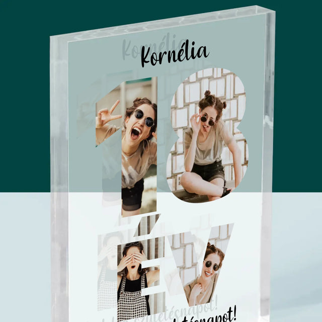 Szó Fotókból: 18 Év A Képeidből - Akrilüveg
