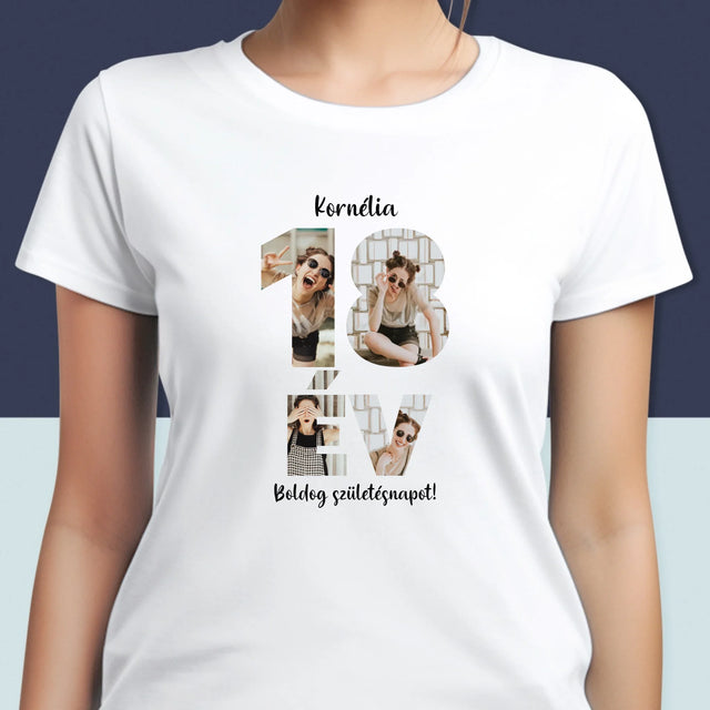 Szó Fotókból: 18 Év A Képeidből - Női Póló