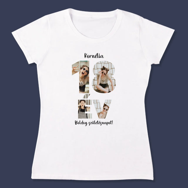 Szó Fotókból: 18 Év A Képeidből - Női Póló