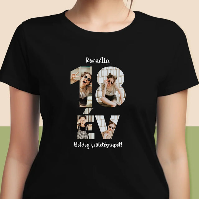 Szó Fotókból: 18 Év A Képeidből - Női Póló