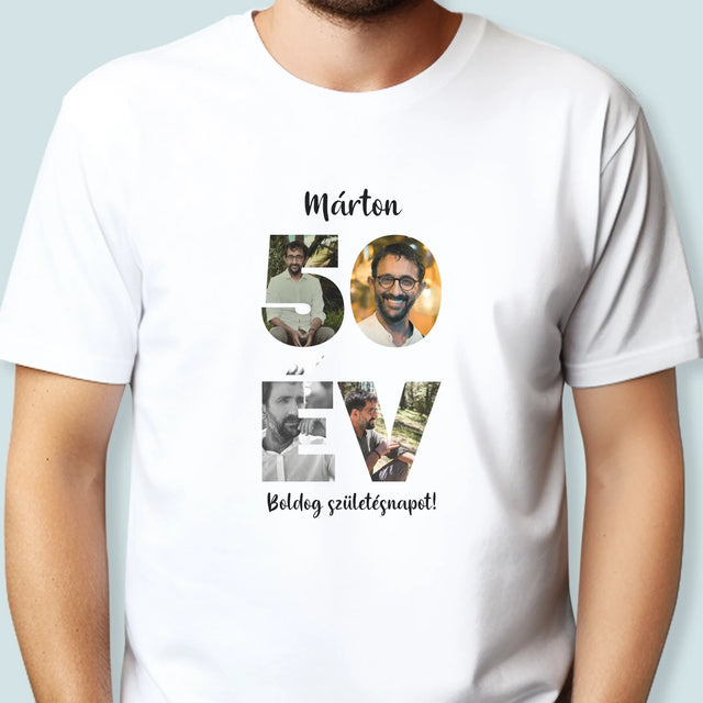 Szó Fotókból: 50 Év A Képeidből - Férfi Póló