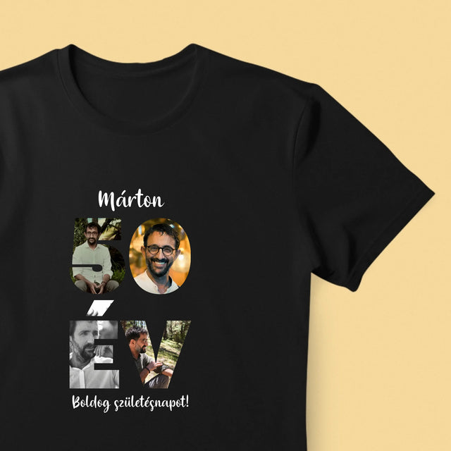 Szó Fotókból: 50 Év A Képeidből - Férfi Póló