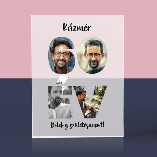 Szó Fotókból: 60 Év A Képeidből - Akrilüveg