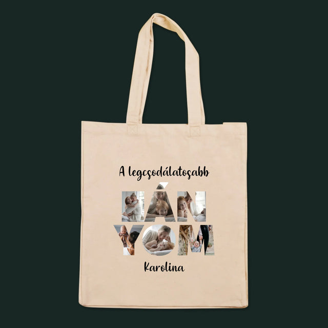 Szó Fotókból: Lányom A Képeidből - Vászontáska