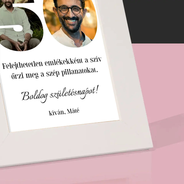 Szó Fotókból: 50 Szülinap - Fotókeret