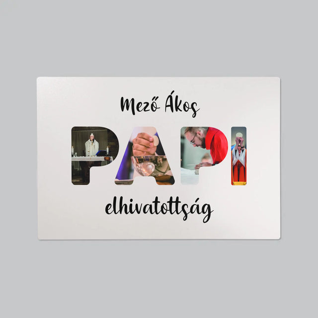 Szó Fotókból: Papi Elhivatottság - Íróasztal Alátét