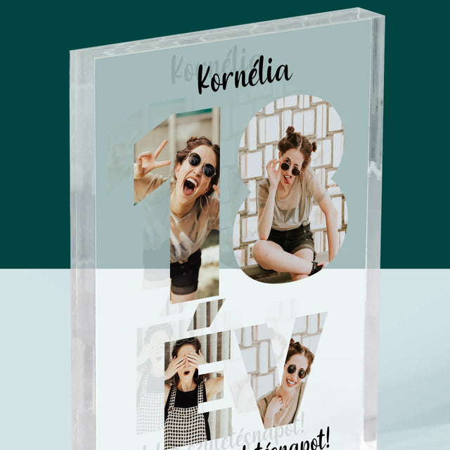 Szó Fotókból: 18 Év A Képeidből - Akrilüveg