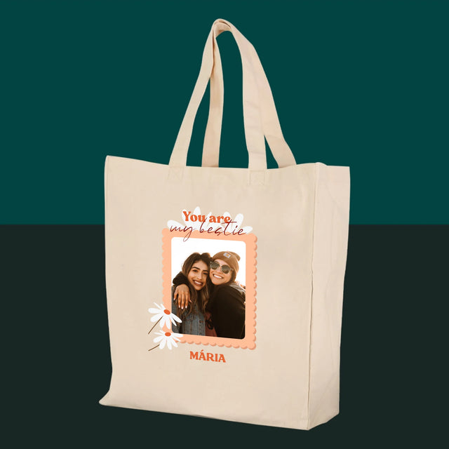 Fotókollázs: Besties Képek - Vászontáska