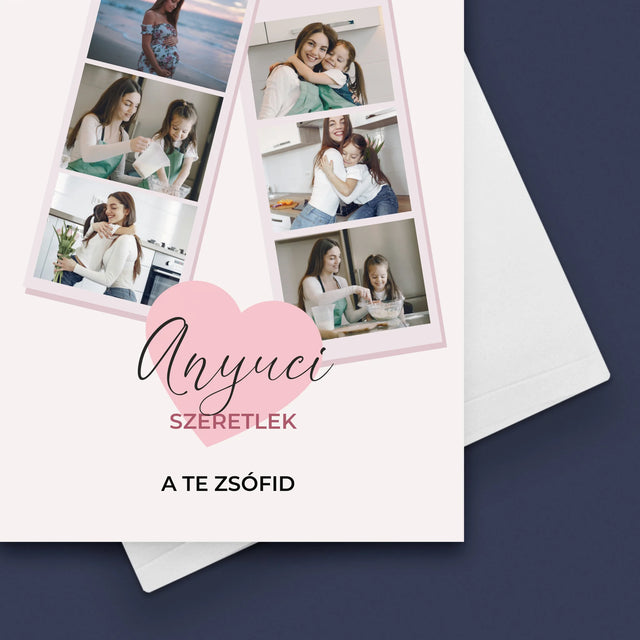 Fotókollázs: Anyuci - Üdvözlőlap