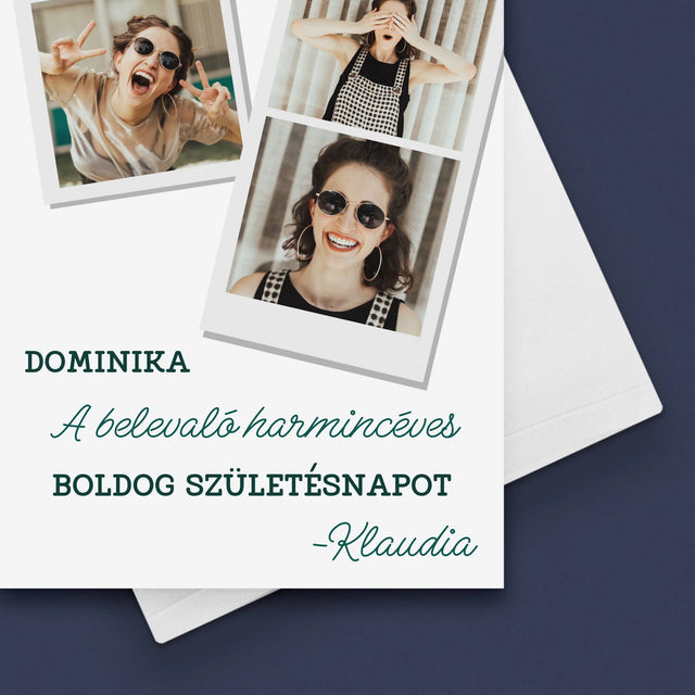 Fotókollázs: A Belevaló Harmincéves - Üdvözlőlap
