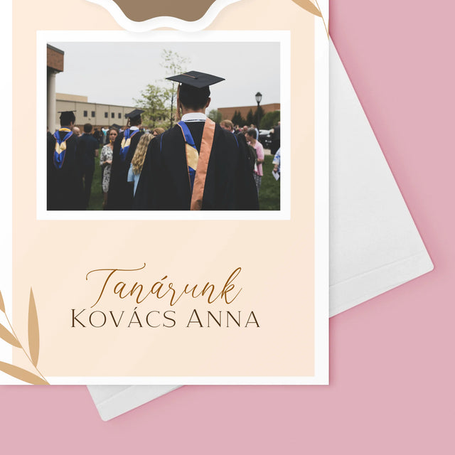 Fotókollázs: Tanárunk - Üdvözlőlap