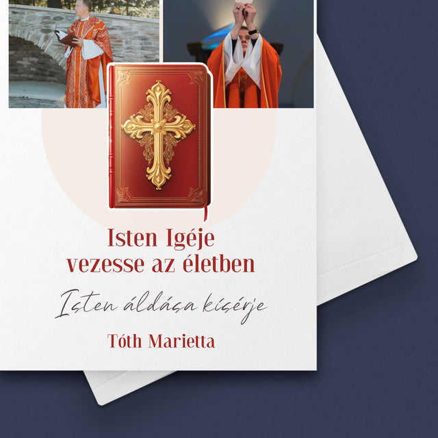 Fotókollázs: Isten Szava - Üdvözlőlap