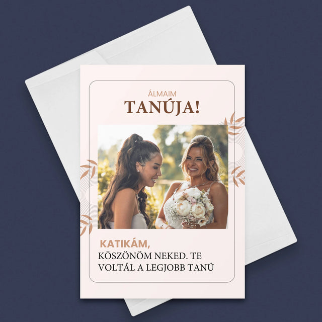 Fotó És Felirat: Álmaim Tanúja - Üdvözlőlap