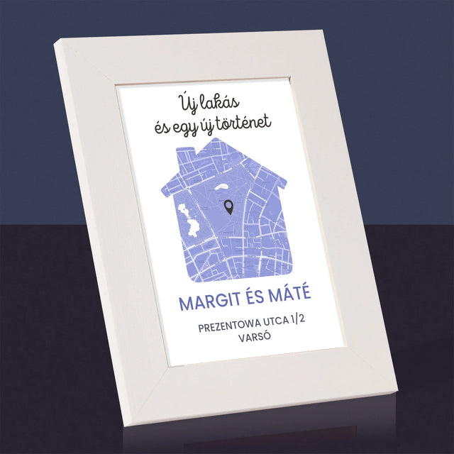 Városi Térkép: Várostérkép: Új Lakás - Fotókeret