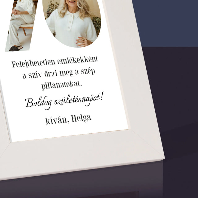 Szó Fotókból: 70 Szülinap - Fotókeret