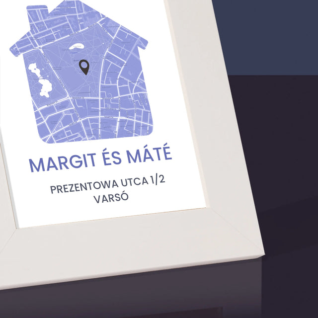 Városi Térkép: Várostérkép: Új Lakás - Fotókeret