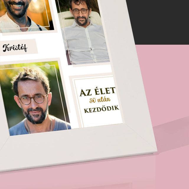 Fotókollázs: Az Élet 50 Után Kezdődik - Fotókeret