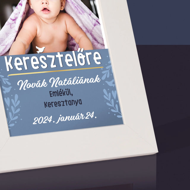 Fotó És Felirat: Keresztelőre - Fotókeret