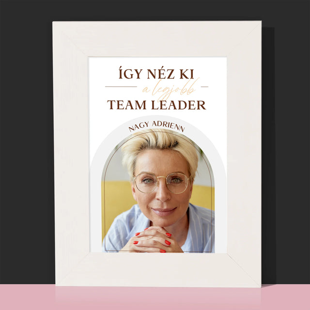 Fotó És Felirat: A Legjobb Csoportvezető - Fotókeret