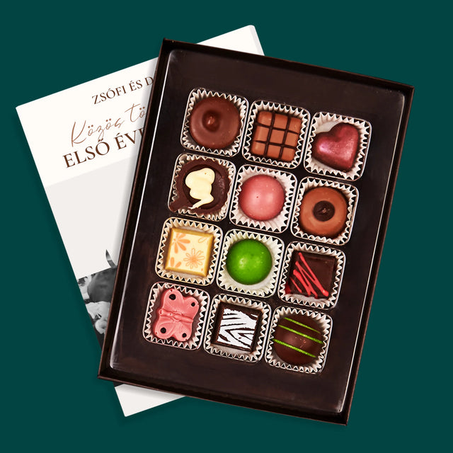 Fotó És Felirat: Első Évforduló - Praliné