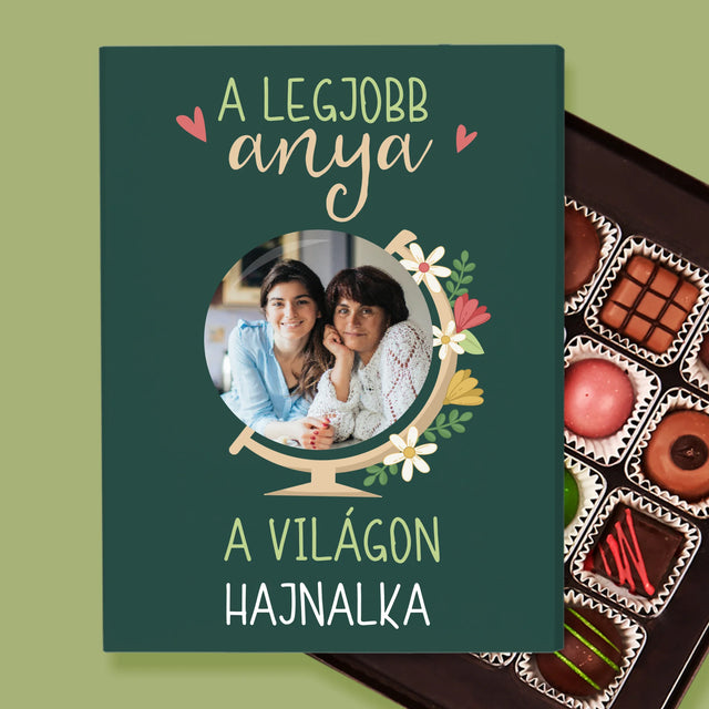 Fotó És Felirat: A Legjobb Anya Világ - Praliné