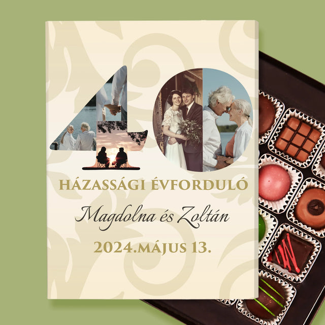 Szó Fotókból: 40. Házassági Évforduló - Praliné
