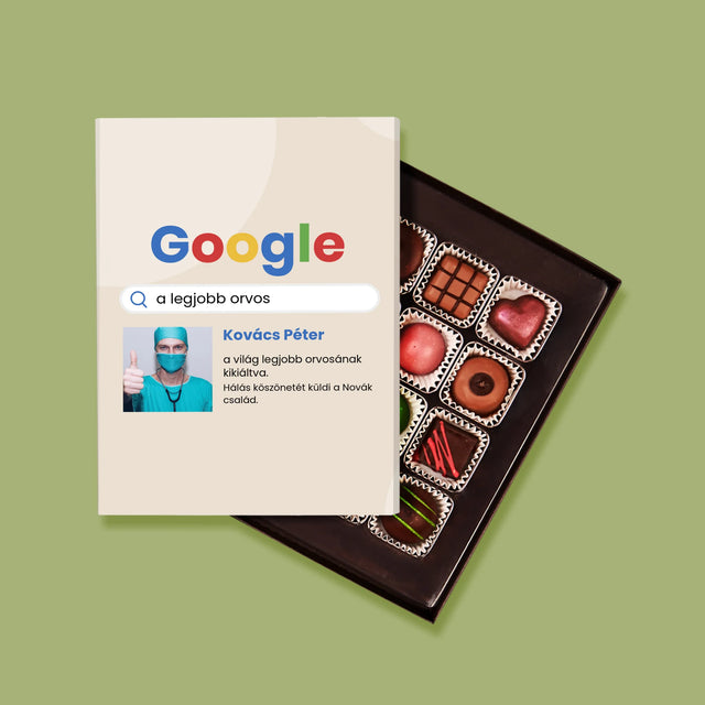 Fotó És Felirat: Google-Találat A Legjobb Orvosra - Praliné