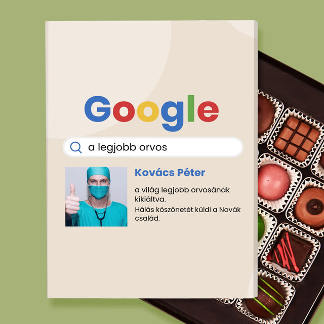 Fotó És Felirat: Google-Találat A Legjobb Orvosra - Praliné