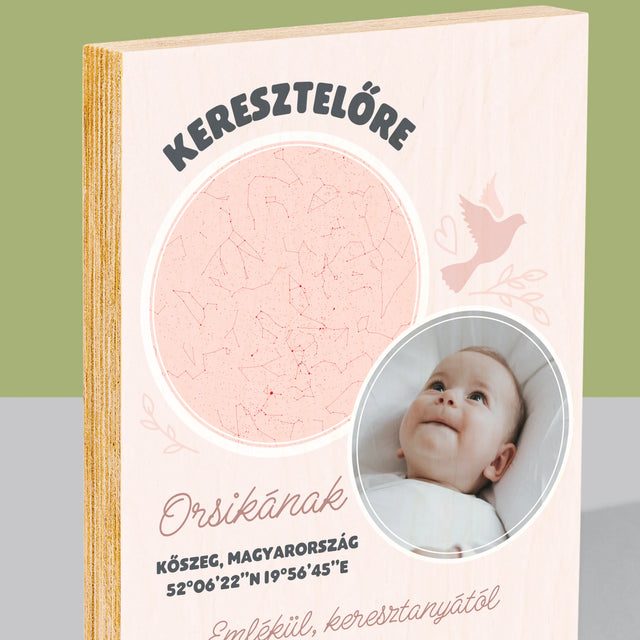 Csillagtérkép: Keresztelőre - Nyomtatás Fára