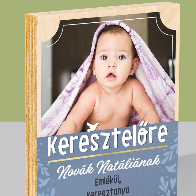 Fotó És Felirat: Keresztelőre - Nyomtatás Fára
