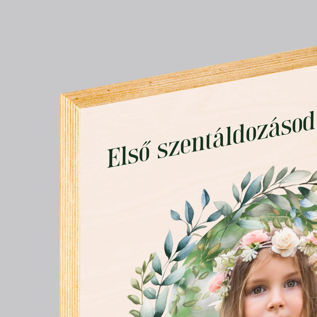 Fotó És Felirat: Első Szentáldozásod Alkalmából - Nyomtatás Fára