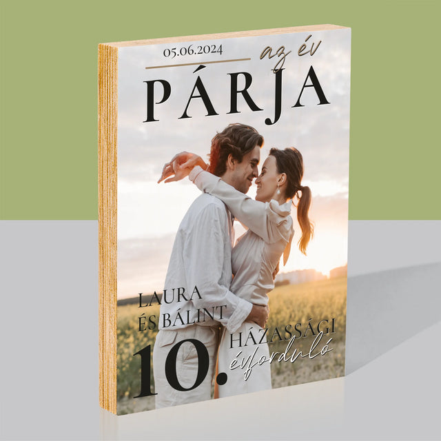 Újság Címlap: Az Év Párja - Nyomtatás Fára