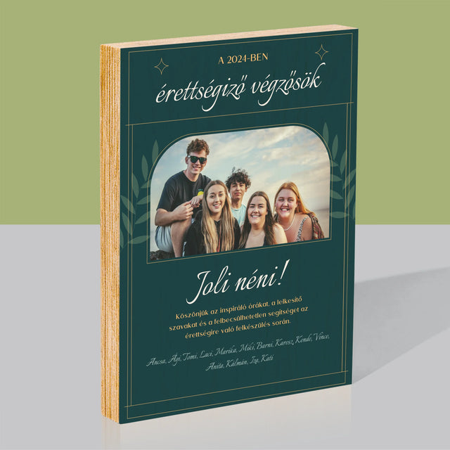 Monogram: Köszönet A Tanítónak - Nyomtatás Fára