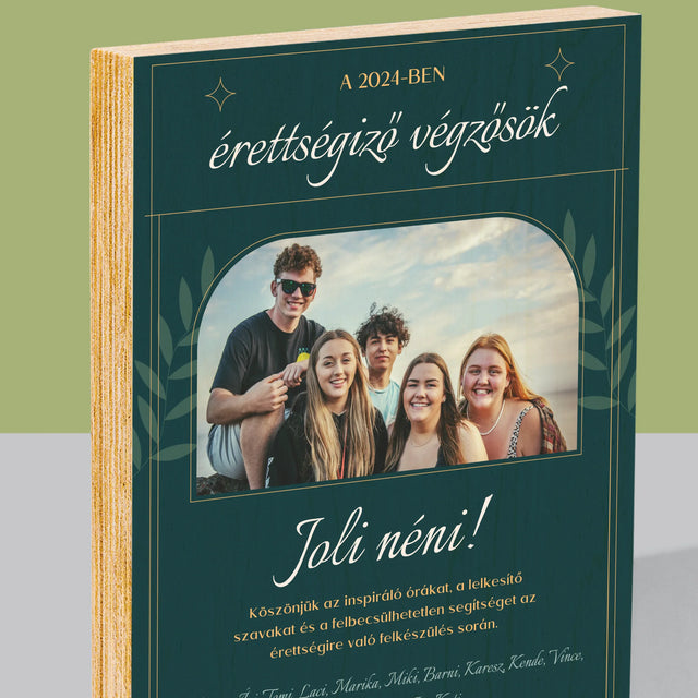Monogram: Köszönet A Tanítónak - Nyomtatás Fára