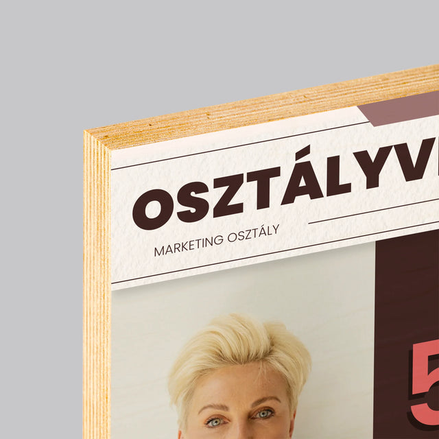 Újság Címlap: Osztályvezető - Nyomtatás Fára