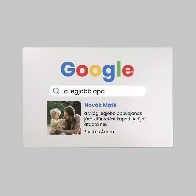 Fotó És Felirat: Legjobb Apa Google Keresés - Íróasztal Alátét