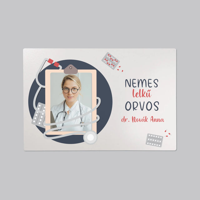 Fotó És Felirat: Nemes Lelkű Orvos - Íróasztal Alátét