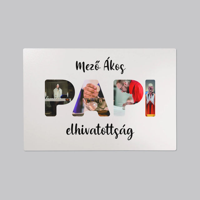 Szó Fotókból: Papi Elhivatottság - Íróasztal Alátét