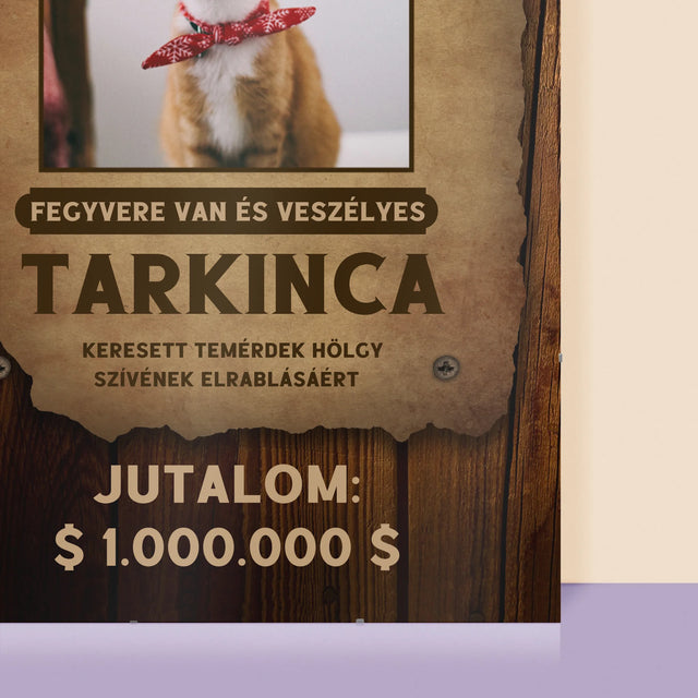 Fotó És Felirat: Szökevény Háziállat - Plakát