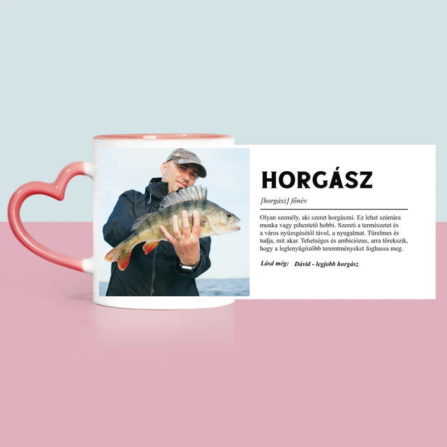 Fotó És Felirat: Halász, Fogalom - Bögre