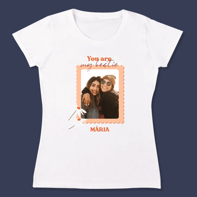 Fotókollázs: Besties Képek - Női Póló