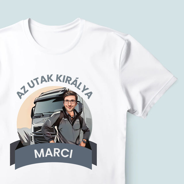 A Te Karaktered: Az Utak Királya - Férfi Póló