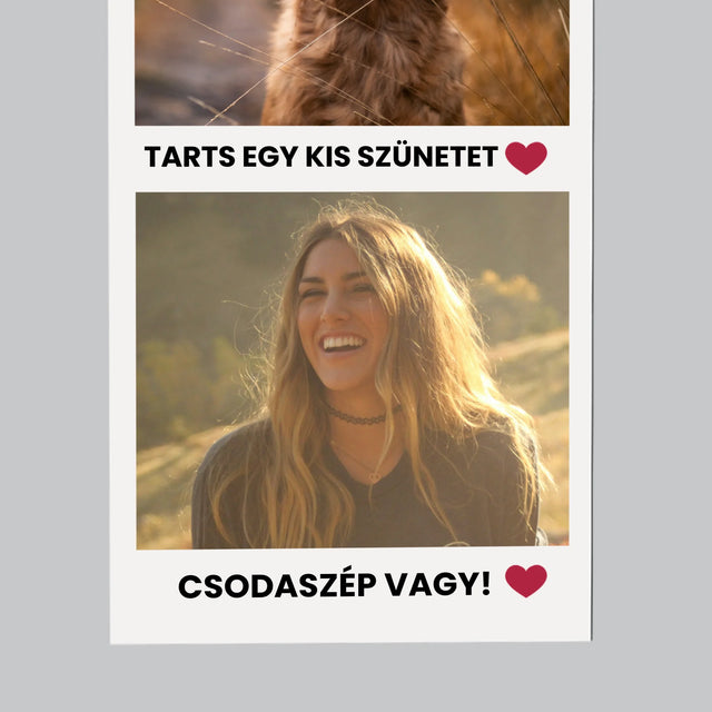 Fotó És Felirat: Pozitív Gondolatok - Hűtőmágnes