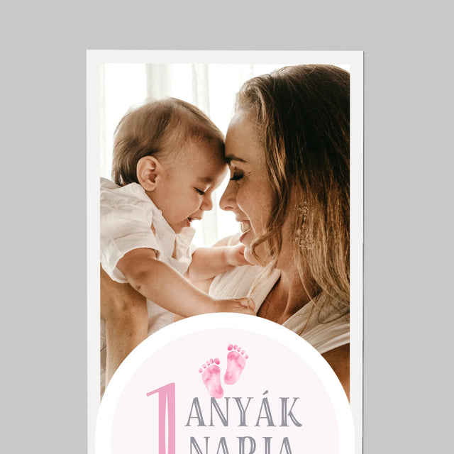 Fotókollázs: Első Anyák Napja - Hűtőmágnes