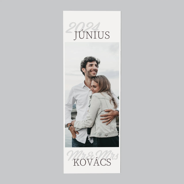 Fotókollázs: Mr&Mrs Dátum - Hűtőmágnes
